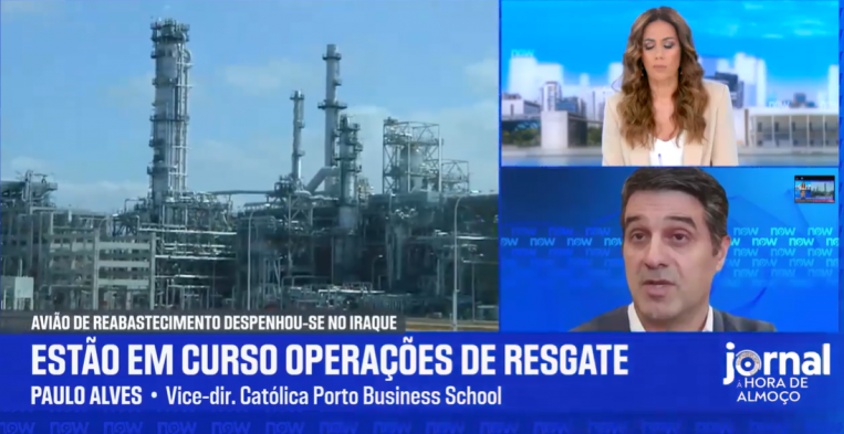 paulo alves no NOW vice diretor catolica porto business school conflito no medio oriente